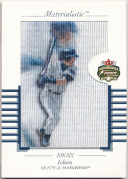 イチロー MLB 2002 Fleer Focus Jersey Edition Materialistic Away Ichiro