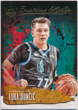 Luka Doncic NBA 2018-19 Panini Court Kings RC Rookie Emerging Artists