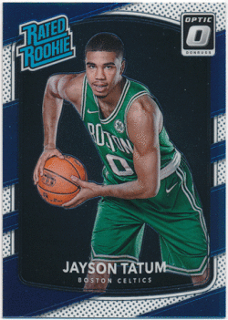 Jayson Tatum NBA 2017-18 Panini Donruss Optic RC #198 Rookie Card