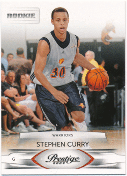 Stephen Curry NBA 2009-10 Panini Prestige RC #207 Rookie Card