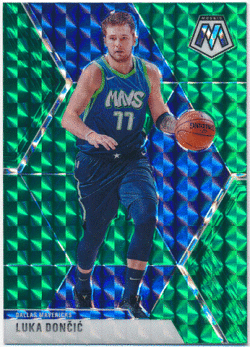 Luka Doncic NBA 2019-20 Panini Mosaic Green Mosaic Prizm