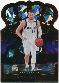 Luka Doncic NBA 2020-21 Panini Crown Royale Crystal Parallel