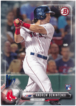 Andrew Benintendi MLB 2017 Bowman RC #23 Rookie Card