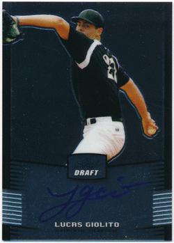 Lucas Giolito MLB 2012 Leaf Metal Draft Signature Auto