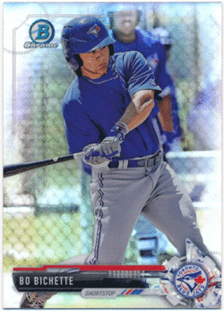 Bo Bichette MLB 2017 Bowman Chrome Refractor