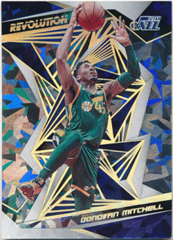 Donovan Mitchell NBA 2019-20 Panini Revolution Chinese New Year Holo Gold Parallel 4/8