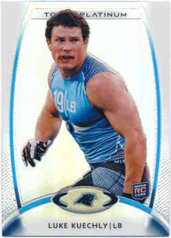 Luke Kuechly NFL 2012 Topps Platinum RC Rookie Refractor