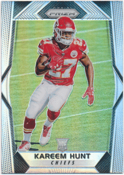 Kareem Hunt NFL 2017 Panini Prizm RC Rookie Silver Prizm