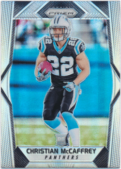 Christian McCaffrey NFL 2017 Panini Prizm RC Rookie Silver Prizm