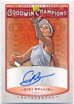 Cici Bellis 2019 Upper Deck Goodwin Champions Signature Auto
