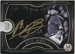 Rafael Devers MLB 2018 Topps Museum Collection RC Rookie Premium Prints Signature Auto 05/25
