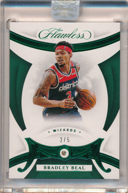Bradley Beal NBA 2019-20 Panini Flawless Emerald Diamond 2/5