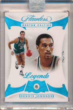 Dennis Johnson NBA 2019-20 Panini Flawless Legends Platinum Diamond 1/1 1of1