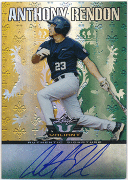 Anthony Rendon MLB 2011 Leaf Valiant Refractor Signature Auto