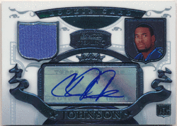 Calvin Johnson NFL 2007 Bowman Sterling RC Rookie Signature Jersey Auto