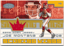 トレカショップ Rookie Star Joe Montana NFL 2001 Fleer Hot