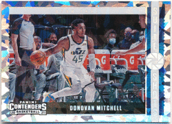 Donovan Mitchell NBA 2020-21 Panini Contenders Suite Shots Cracked Ice Parallel 16/25