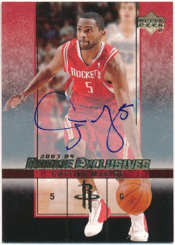 Cuttino Mobley NBA 2003-04 Upper Deck UD Rookie Exclusive Signature Auto