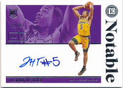 Talen Horton-Tucker NBA 2019-20 Panini Encased RC Rookie Notable Signature Auto 59/99