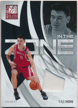 Yao Ming NBA 2009-10 Panini Donruss Elite In the Zone Jersey 273/299