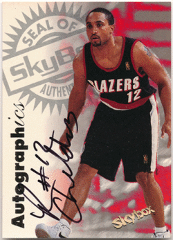Randolph Childress NBA 1997-98 Skybox Autographics Signature Auto