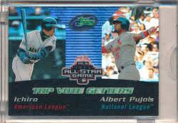 イチロー / Albert Pujols MLB 2003 eTopps 2001 All-Star Game Top Vote Getters Ichiro