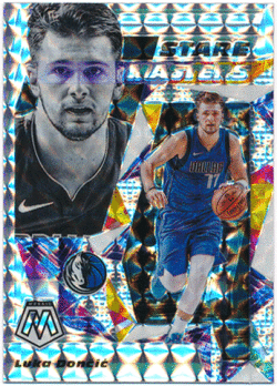 Luka Doncic NBA 2019-20 Panini Mosaic Stare Masters Silver Mosaic Prizm