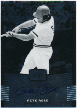 Pete Rose MLB 2012 Leaf Metal Draft Signature Auto