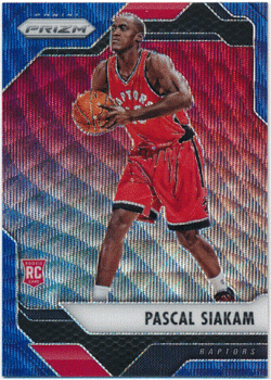 Pascal Siakam NBA 2016-17 Panini Prizm RC Rookie Blue Wave Prizm 74/99