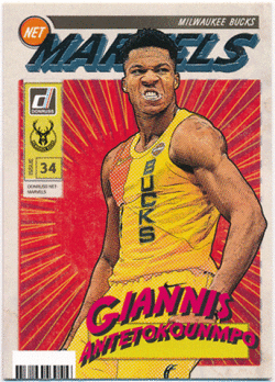 Giannis Antetokounmpo NBA 2019-20 Panini Donruss Net Marvels