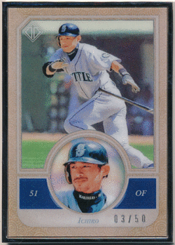 イチロー MLB 2018 Topps Transcendent T-I 10 Framed Card 03/50 Ichiro