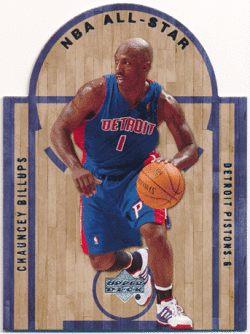 Chauncey Billups NBA 2007-08 Upper Deck NBA All-Star Die Cut