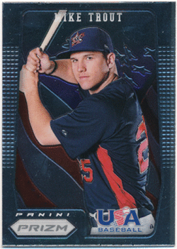 Mike Trout MLB 2012 Panini Prizm USA Baseball