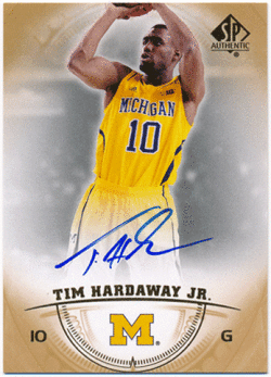 Tim Hardaway Jr. NBA 2013-14 Upper Deck SP Authentic RC Rookie Signature Auto