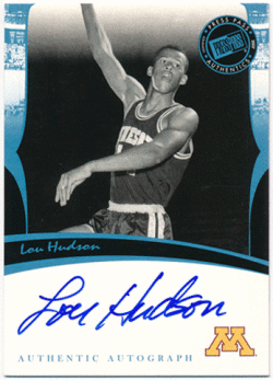 故 Lou Hudson NBA 2007 Press Pass Legends Signature Auto