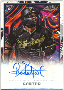 Rodolfo Castro MLB 2022 Topps Fire RC Rookie Signature Auto