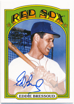 Eddie Bressoud MLB 2022 Topps Archives 1972 Fan Favorites Signature Auto