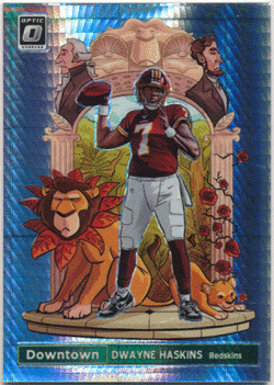Dwayne Haskins NFL 2018 Panini Donruss Optic RC Rookie Prizm Downtown