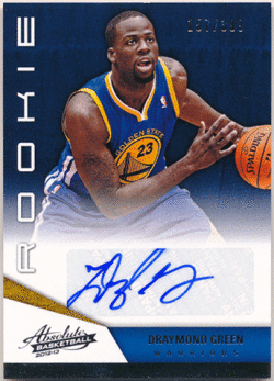 Draymond Green NBA 2012-13 Panini Absolute RC Rookie Signature Auto 157/399