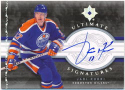 Jari Kurri NHL 2006-07 Upper Deck Ultimate Collection Signature Auto