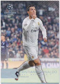 Cristiano Ronaldo Soccer 2015-16 Topps UEFA Champions League Showcase #15 Base Card