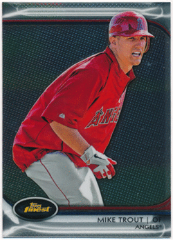 Mike Trout MLB 2012 Topps Finest #78 Base Card