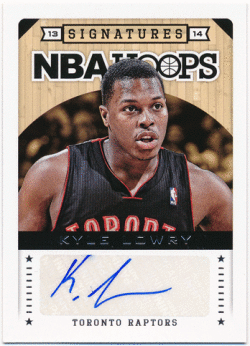 Kyle Lowry NBA 2013-14 Panini Hoops Signatures Auto