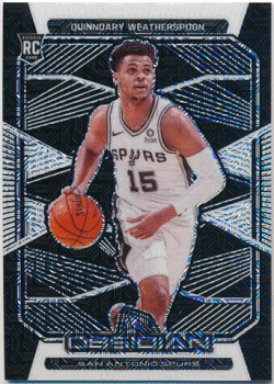 Quinndary Weatherspoon NBA 2019-20 Panini Obsidian RC Rookie White Mojo Prizm 1/1 1of1