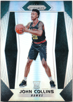 John Collins NBA 2017-18 Panini Prizm RC Rookie Silver Prizm