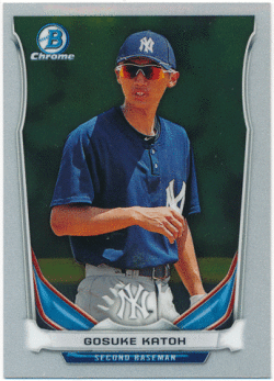加藤豪将 MLB 2014 Bowman Chrome CTP-85 Gosuke Katoh