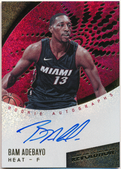 その他 Bam Adebayo RC autograph トレカショップ Rookie Star Bam Adebayo NBA 2017-18 Panini