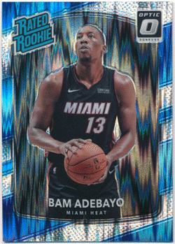 Bam Adebayo NBA 2017-18 Panini Donruss Optic Mega Box RC Rookie Flash Prizm
