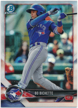 Bo Bichette MLB 2018 Bowman Chrome Prospect Refractor