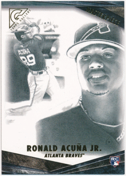 Ronald Acuna Jr. MLB 2018 Topps Gallery RC Rookie Masterpiece